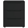 Schwarzes Sideboard Visnes, 60x40x73cm (Holz)