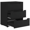 Schwarzes Sideboard Visnes, 60x40x73cm (Holz)
