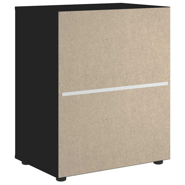 Schwarzes Sideboard Visnes, 60x40x73cm (Holz)
