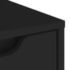 Schwarzes Sideboard Visnes, 60x40x73cm (Holz)