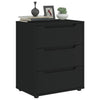 Schwarzes Sideboard Visnes, 60x40x73cm (Holz)