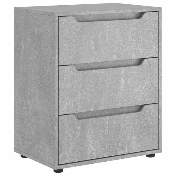Betongraues Sideboard "Visnes Soitan" 60x40x73cm (Holz)