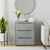 Betongraues Sideboard "Visnes Soitan" 60x40x73cm (Holz)