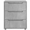 Betongraues Sideboard "Visnes Soitan" 60x40x73cm (Holz)