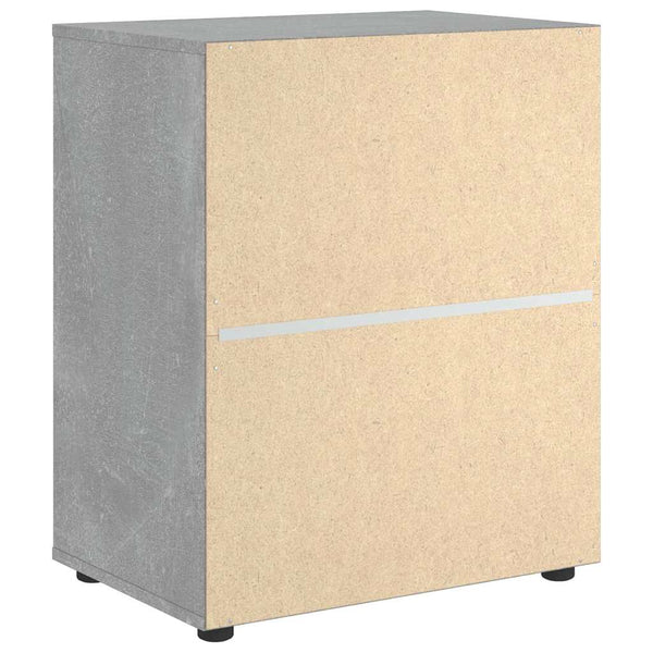 Betongraues Sideboard "Visnes Soitan" 60x40x73cm (Holz)
