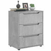 Betongraues Sideboard "Visnes Soitan" 60x40x73cm (Holz)