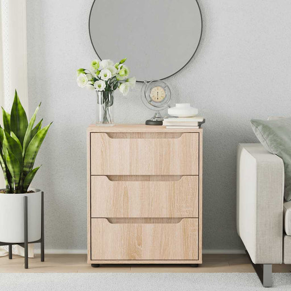 Sonoma Eiche Sideboard Visnes Soitan 60x40x73cm (Holz)