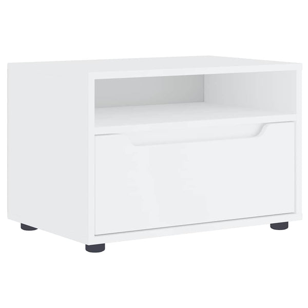 Valkoinen tv-kaappi visnes Nero 60x40x38cm (engineered wood)