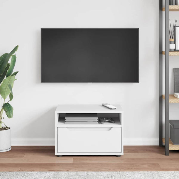 Valkoinen tv-kaappi visnes Nero 60x40x38cm (engineered wood)