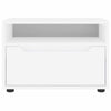Valkoinen tv-kaappi visnes Nero 60x40x38cm (engineered wood)
