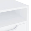 Valkoinen tv-kaappi visnes Nero 60x40x38cm (engineered wood)