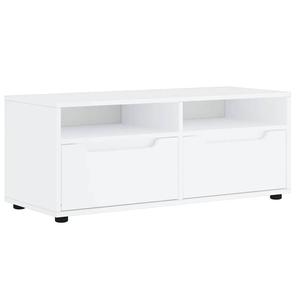 Valkoinen tv kaappi visnes Cotelban 100x40x38cm (engineered wood)