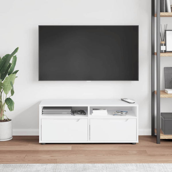Valkoinen tv kaappi visnes Cotelban 100x40x38cm (engineered wood)