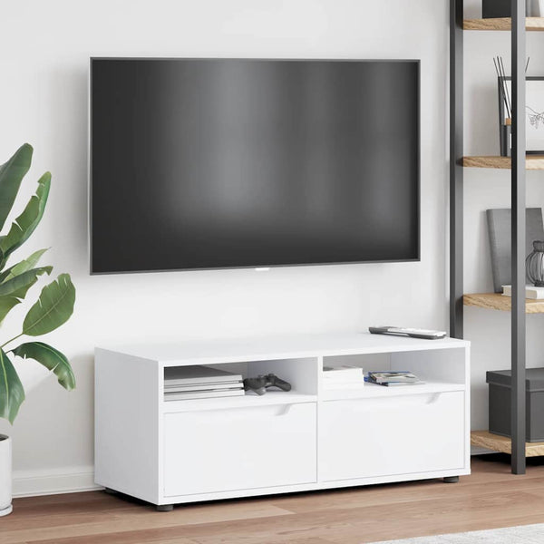 Valkoinen tv kaappi visnes Cotelban 100x40x38cm (engineered wood)