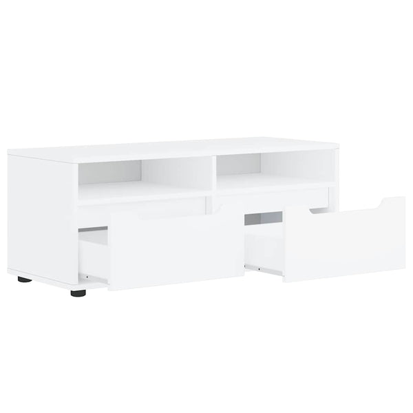 Valkoinen tv kaappi visnes Cotelban 100x40x38cm (engineered wood)