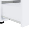 Valkoinen tv kaappi visnes Cotelban 100x40x38cm (engineered wood)