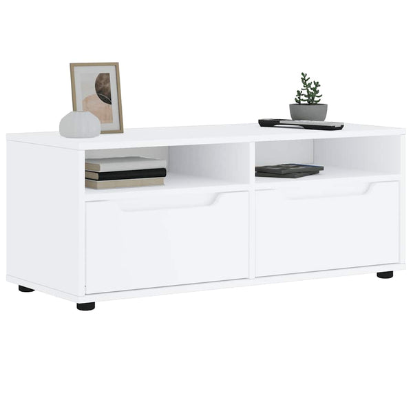 Valkoinen tv kaappi visnes Cotelban 100x40x38cm (engineered wood)