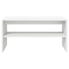 Weißer TV-Schrank Mahler 80x40x40cm (Spanplatte)