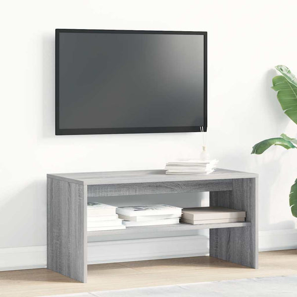Graues TV-Möbel Mahler 80x40x40cm (Holz)