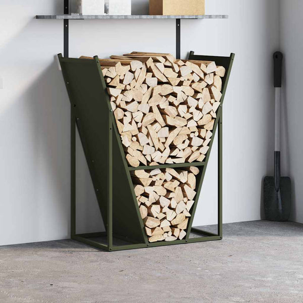 Kaminholzregal Encuta 69,5x35x81cm (kaltgewalzter Stahl)