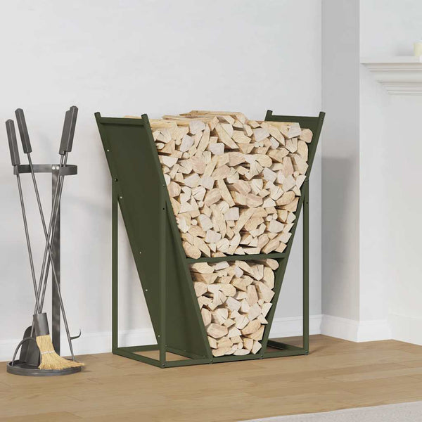 Kaminholzregal Encuta 69,5x35x81cm (kaltgewalzter Stahl)