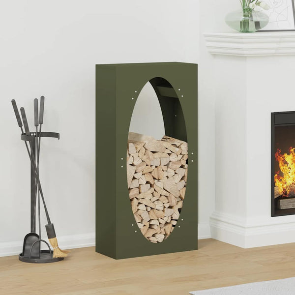 Kaminholzregal Zava 50x23x100cm (kaltgewalzter Stahl)
