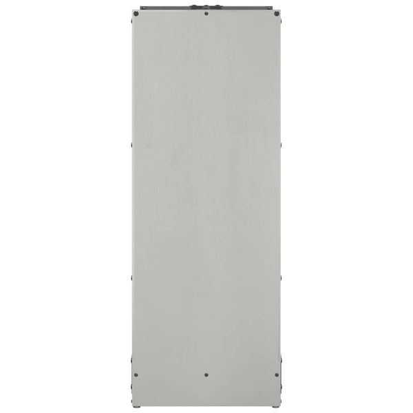 Edelstahl-Brennholzregal Murgeni 40x30x80cm