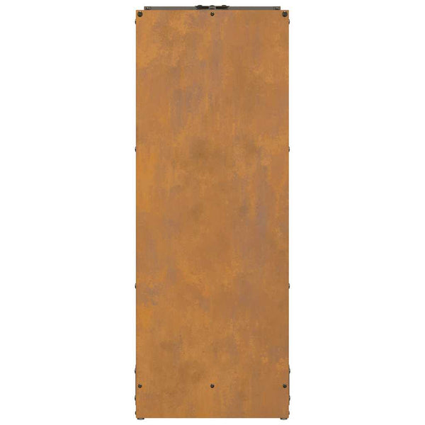 Brennholzständer Elemir 40x30x80cm (wetterfester Stahl)