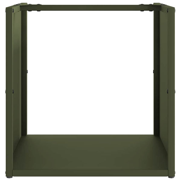 Kaminholzregal Trejea 40x40x40cm (kaltgewalzter Stahl)