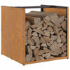 Brennholzregal Hristea 40x40x40cm (wetterfester Stahl)