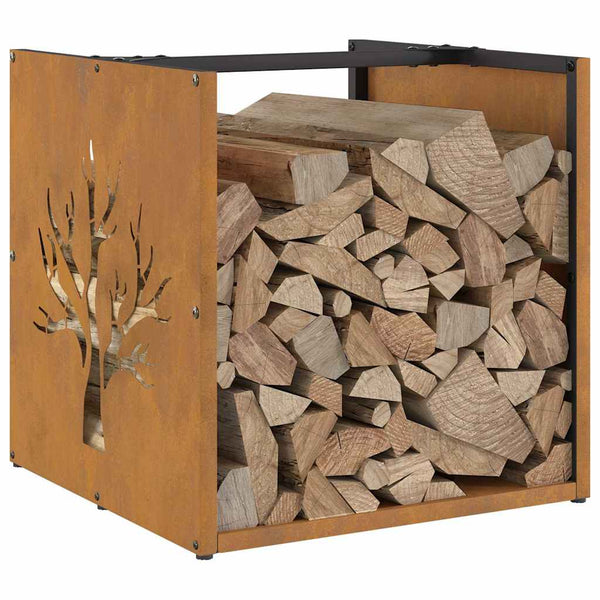 Kaminholzregal Demonte 40x40x40cm (wetterfester Stahl)