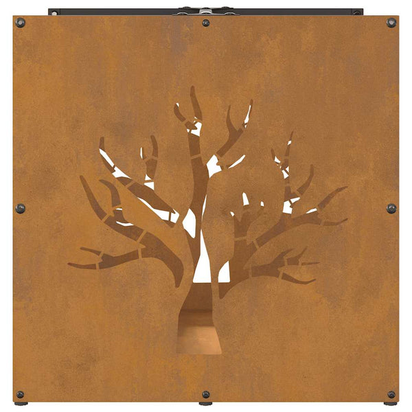 Kaminholzregal Demonte 40x40x40cm (wetterfester Stahl)
