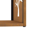 Kaminholzregal Demonte 40x40x40cm (wetterfester Stahl)