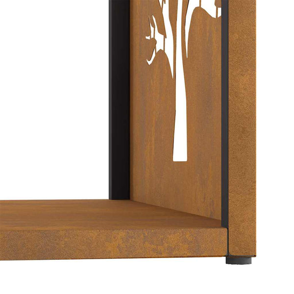 Kaminholzregal Demonte 40x40x40cm (wetterfester Stahl)