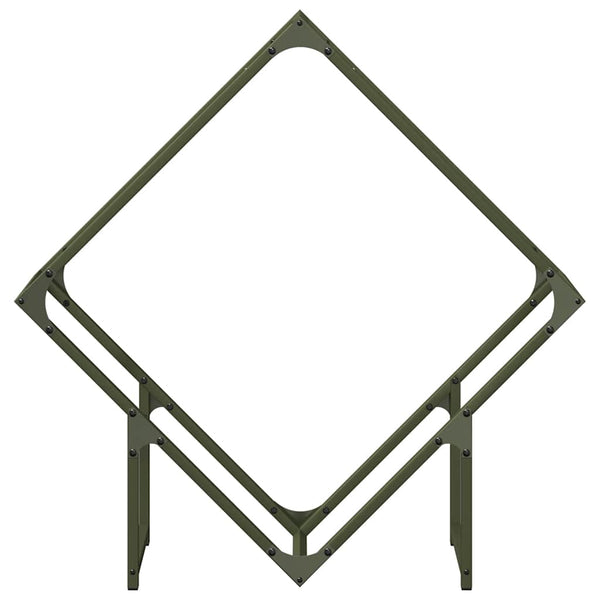Kaminholzregal Rascol 80x25x80cm (kaltgewalzter Stahl)