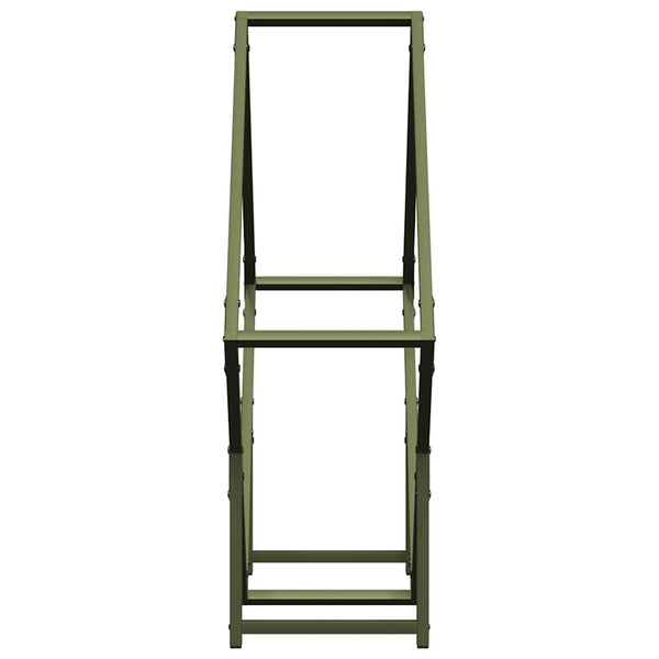 Kaminholzregal Rascol 80x25x80cm (kaltgewalzter Stahl)