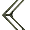 Kaminholzregal Rascol 80x25x80cm (kaltgewalzter Stahl)