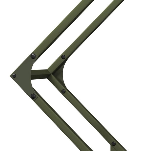 Kaminholzregal Rascol 80x25x80cm (kaltgewalzter Stahl)