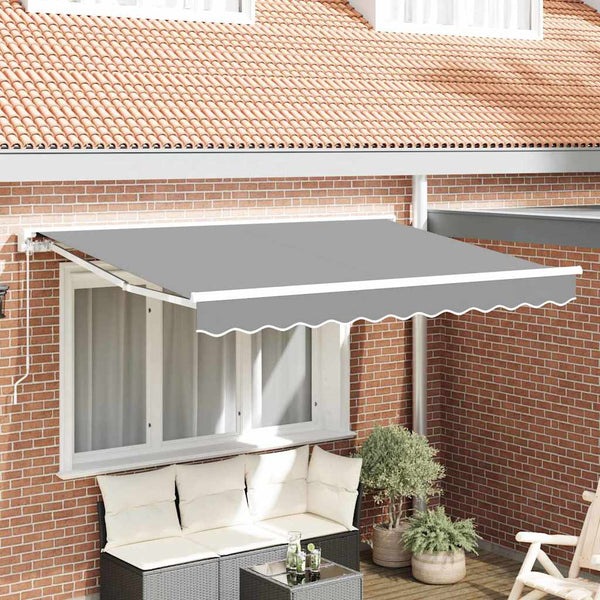 Weißer Sonnenschirmständer 3.5 m x 2 m