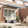 Weißer Sonnenschirmständer 3.5 m x 2 m