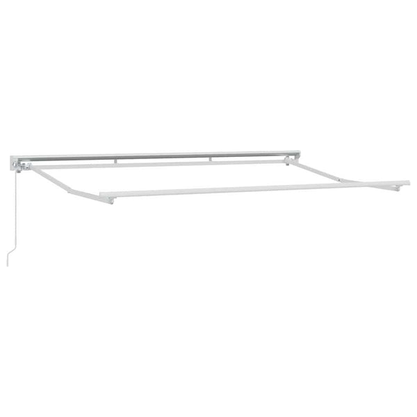 Weißer Sonnenschirmständer 3.5 m x 2 m