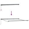 Sonnenschirmgestell 4 × 3 m Anthrazit