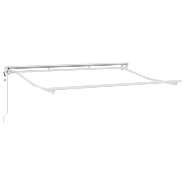 Aurinkovarjon 3 x 2 m Valkoinen runko