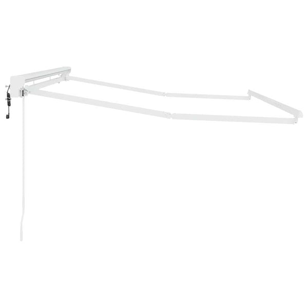 Aurinkovarjon 3 x 2 m Valkoinen runko