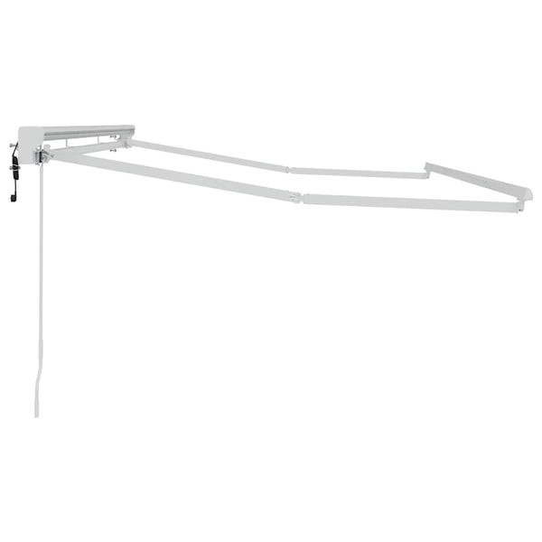 Valkoinen runko aurinkovarjolle 3.5 x 2 m
