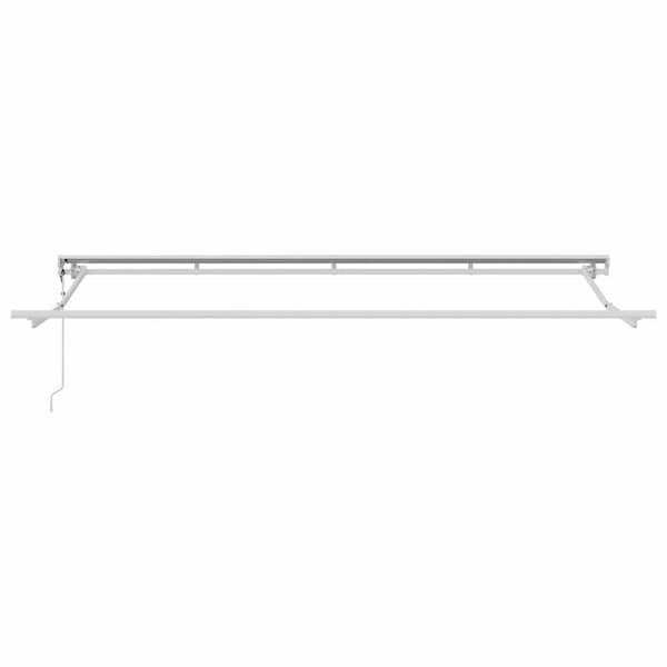 Valkoinen runko aurinkovarjolle, mitat 4 x 2 m