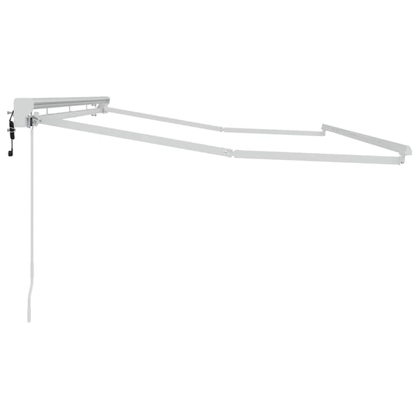 Valkoinen runko aurinkovarjolle, mitat 4 x 2 m