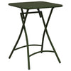 3-tlg. Bistro-Set Grün Stahl