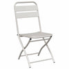 Bistro-Set 3-teilig Beige Stahl
