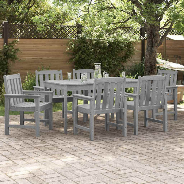 Vaaleanharmaa puutarharyhmä hyvää tuolia Profileria (6 pcs)